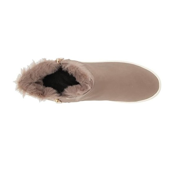 JSlides Henley Faux Fur Lined Nubuck Bootie - Picture 5 of 9